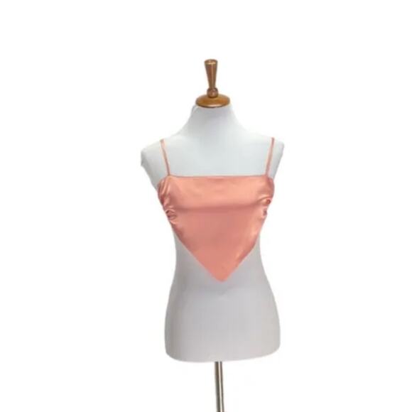 Forever 21 Tops - Forever 21 Peach  Crop Top Sz S